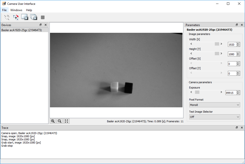 Camera GUI